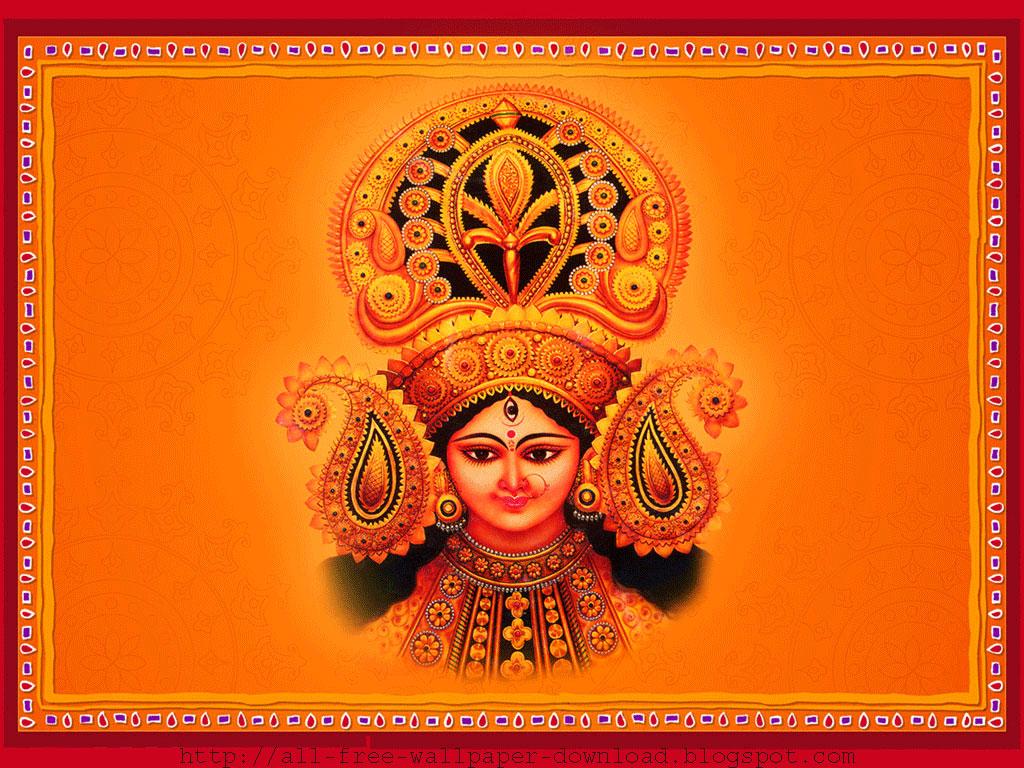 Download Smiling Durga Mata Hd Wallpaper  Wallpaperscom