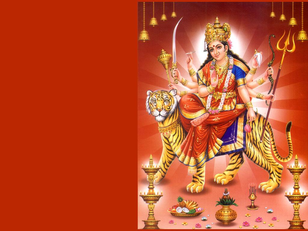 Maa Durga HD Wallpaper 1366x768