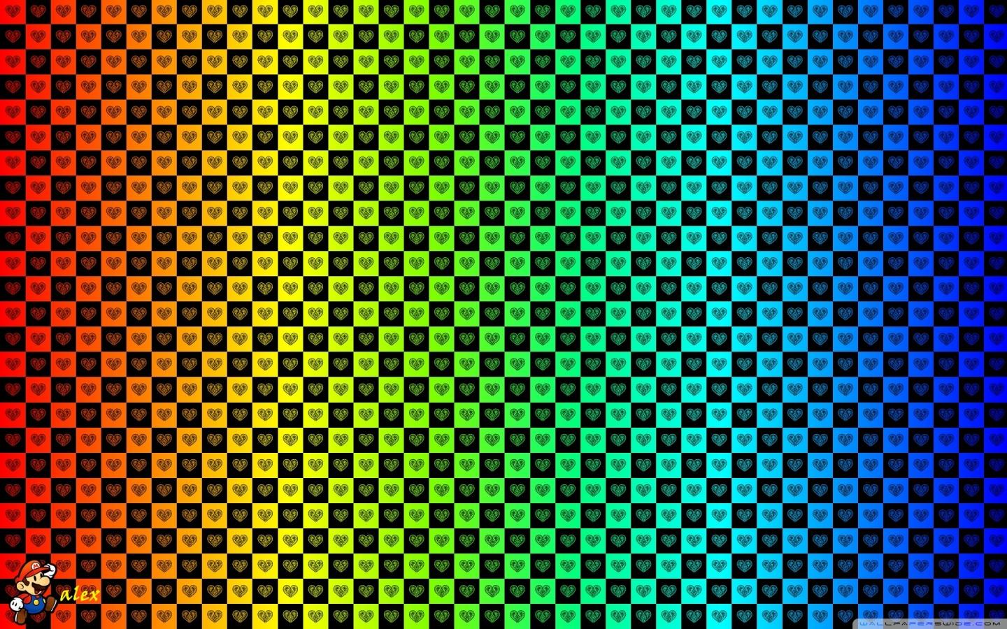 Colorful pattern wallpaper