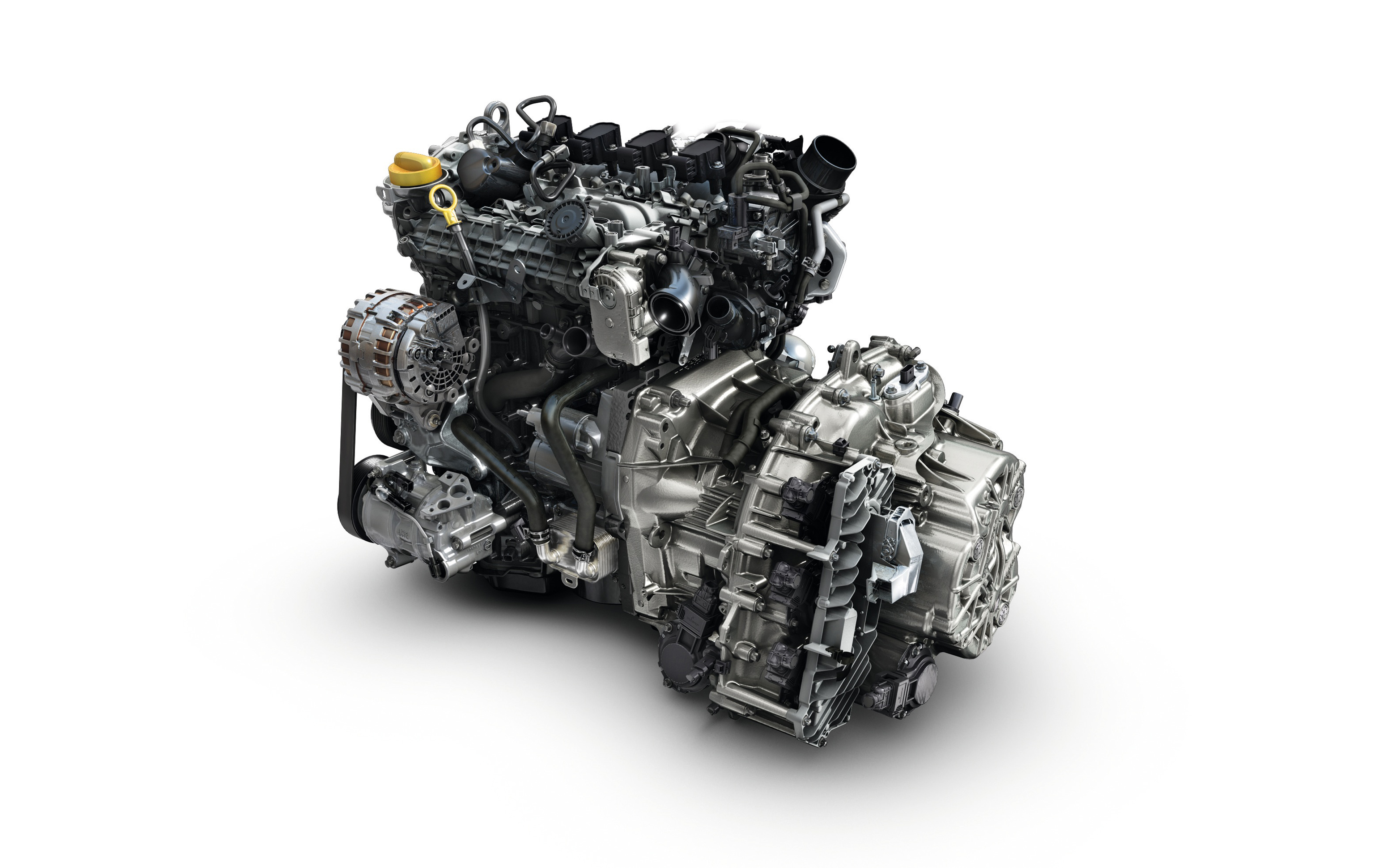 Download wallpaper modern engine, Renault, car parts, generator