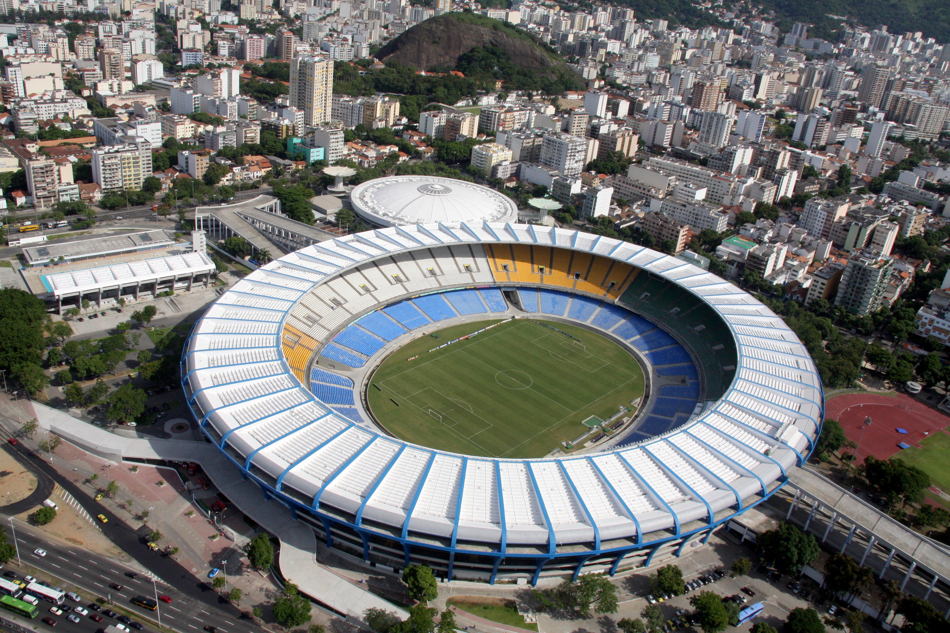 Aerial view of the Maracanã
