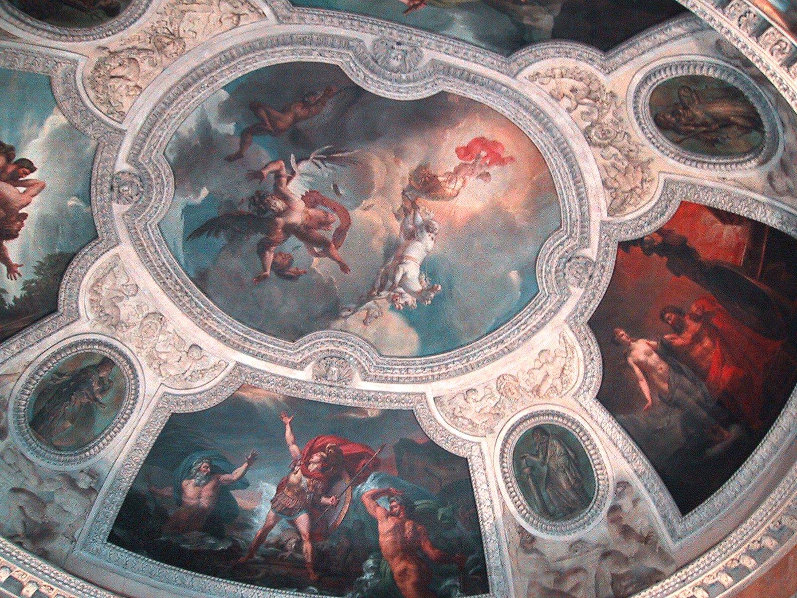 Ceiling of Rotunda of Apollo (Louvre)