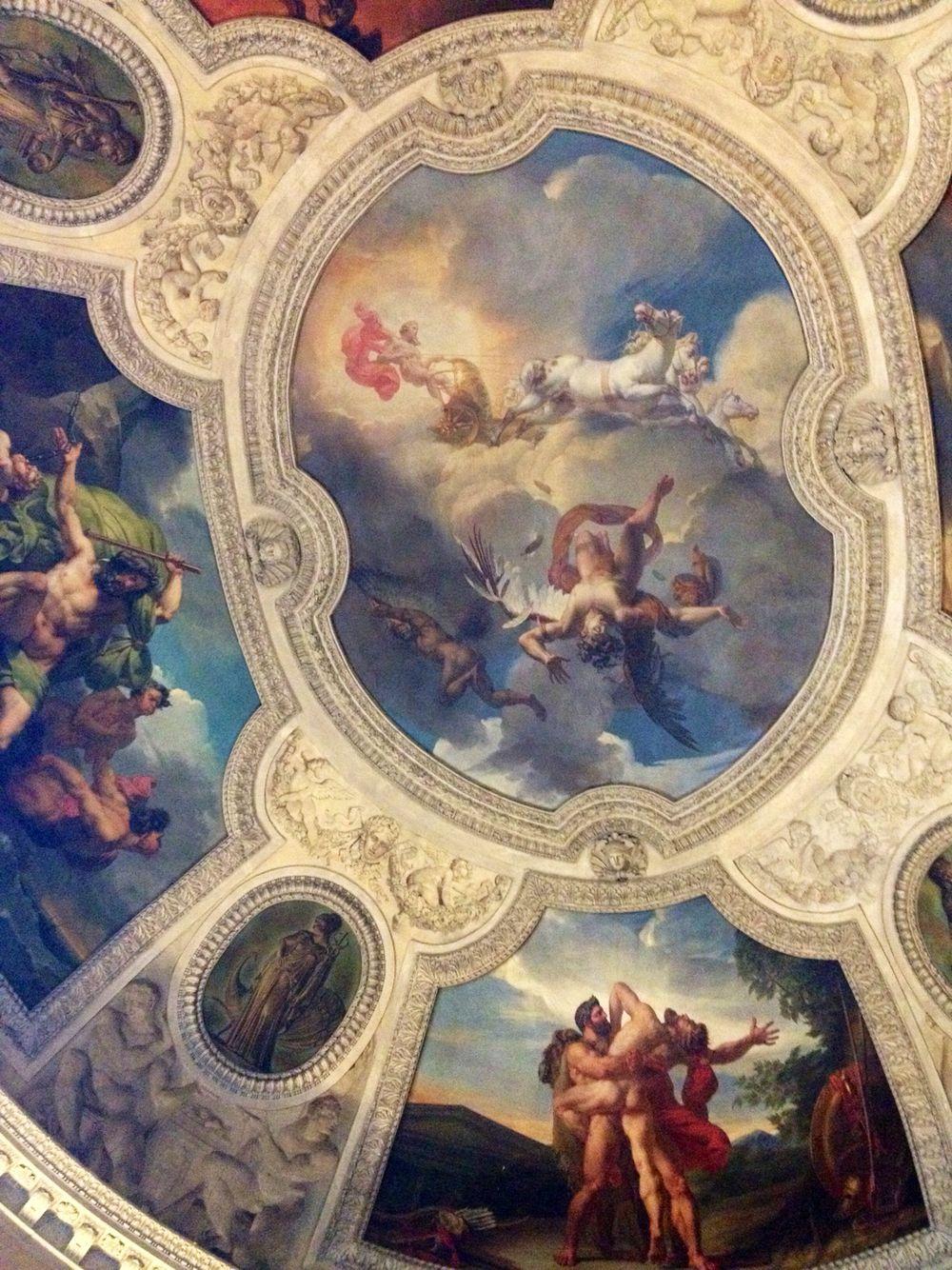 Louvre ceiling, Paris. Aesthetic. Louvre, Art and Painting