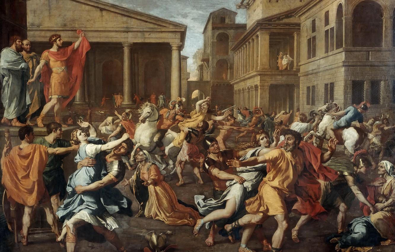 Wallpaper Paris, oil, picture, The Louvre, canvas, French painter