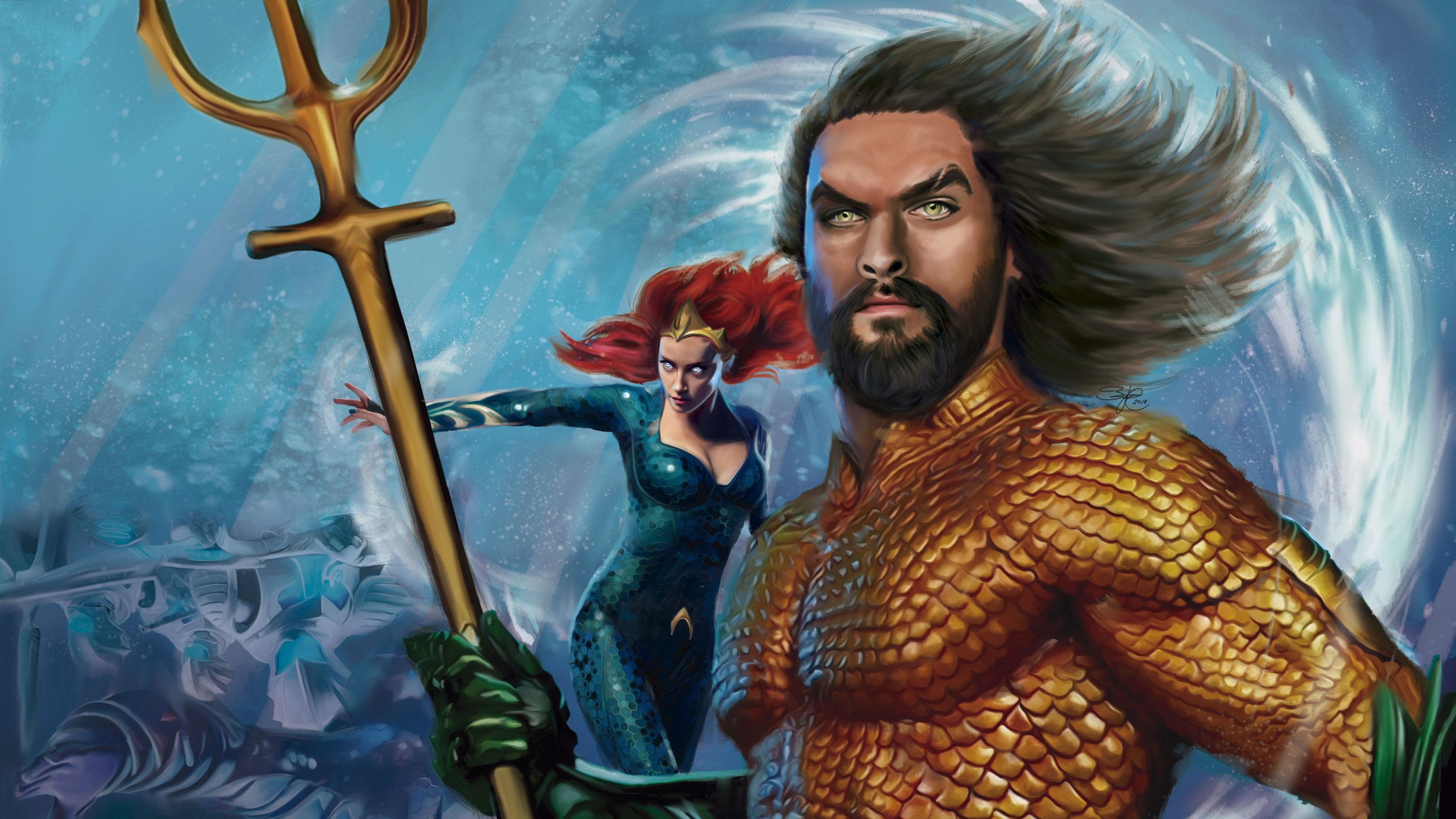 Aquaman, Mera (DC Comics), DC Comics wallpaper and background