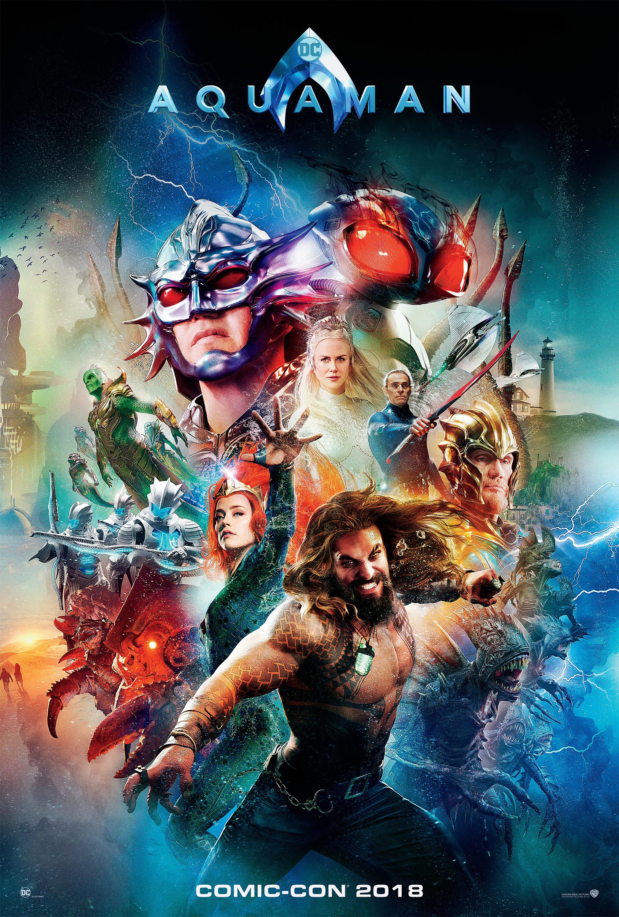 DCEU: DC extended universe image Aquaman (2018) Poster HD wallpaper