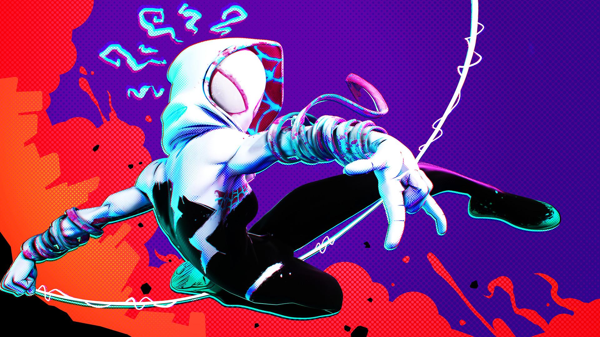 Spider Gwen Art, HD Superheroes, 4k Wallpaper, Image, Background