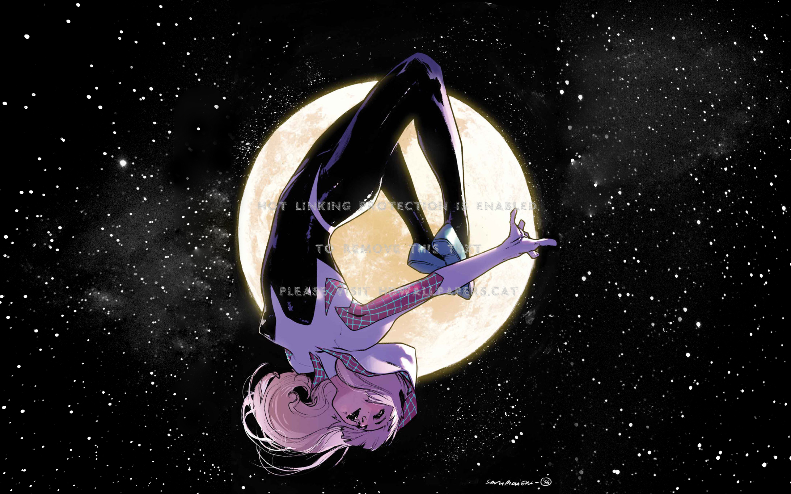 Spider Gwen Illustration Marvel Comics