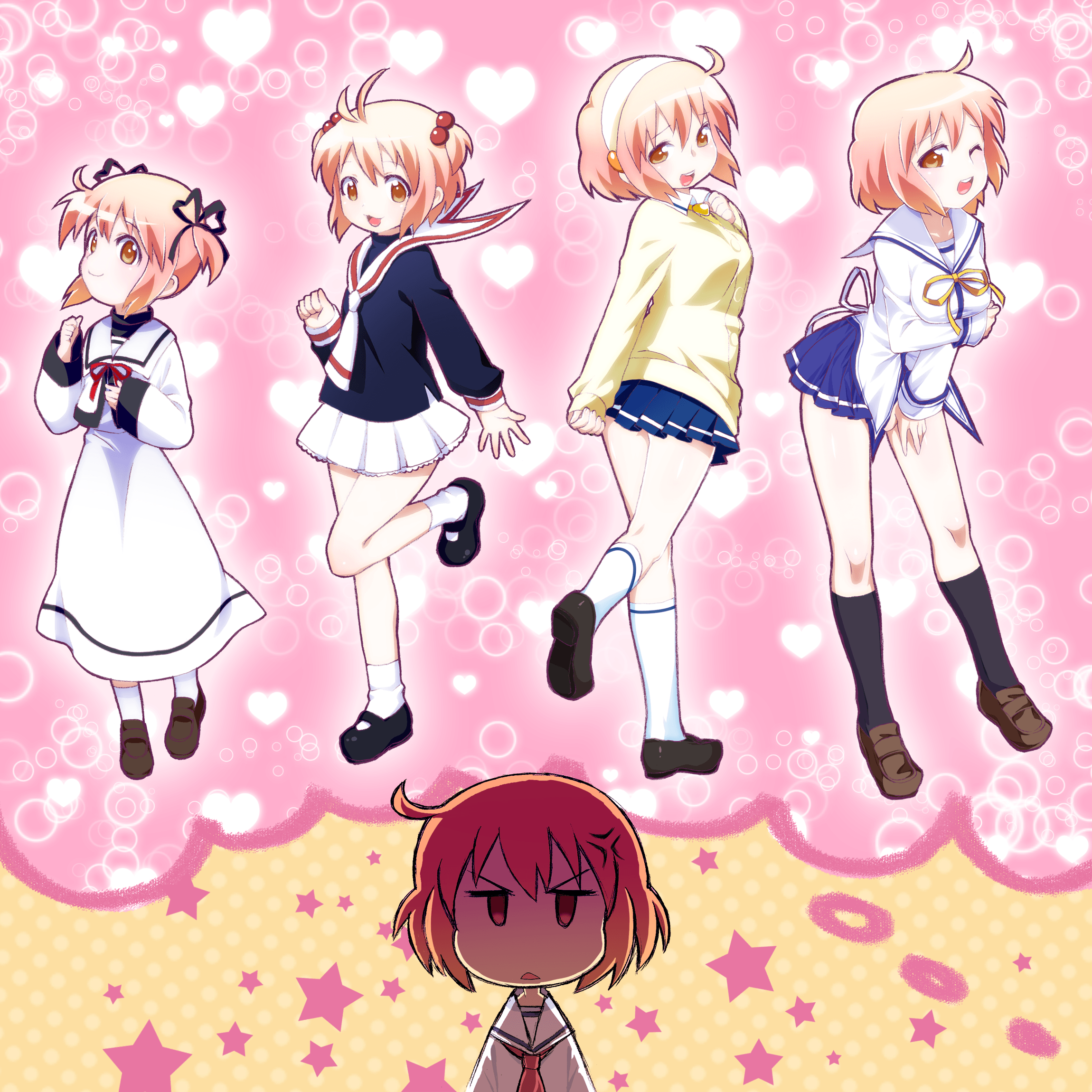 Anime Kotoura-san HD Wallpaper by 藤崎鏡也