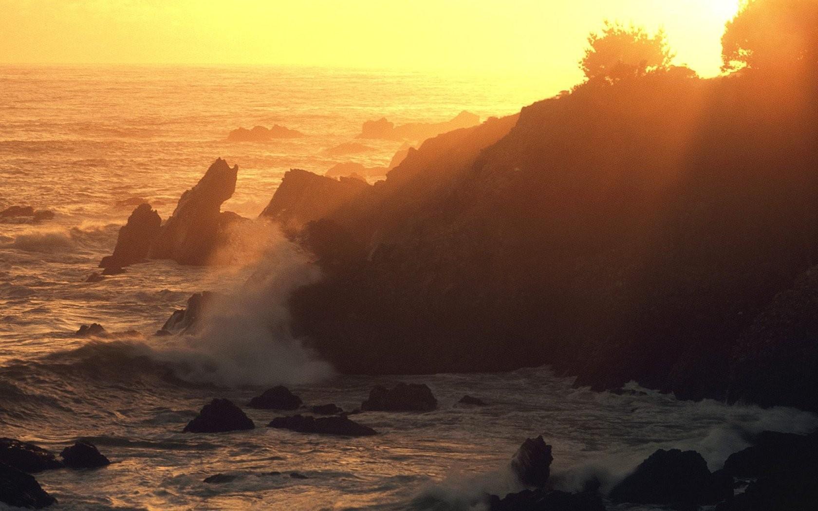 Beaches: Pacific Sunset Northern California Sunrise Coast Ocean