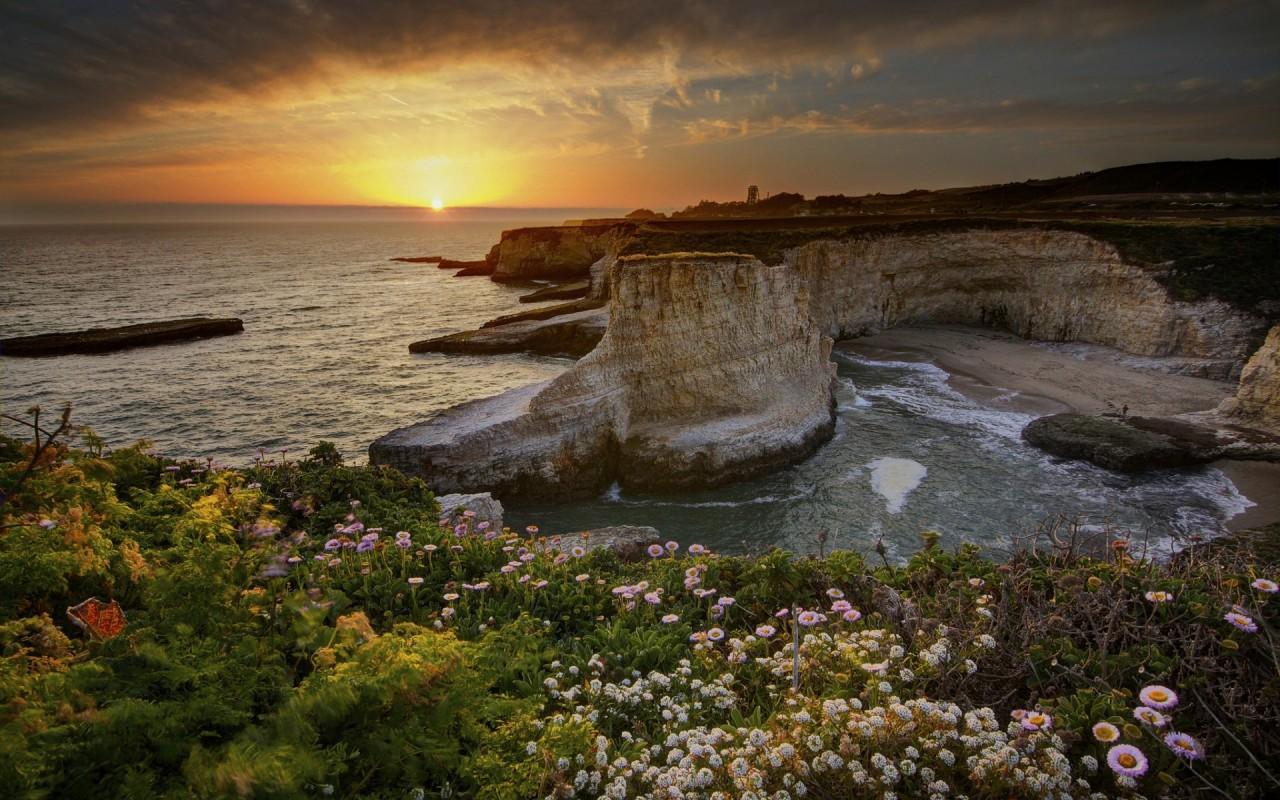 Ocean Coast Sunset California wallpaper. Ocean Coast Sunset