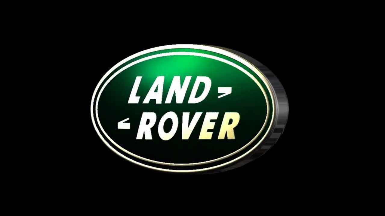 land rover logo black background