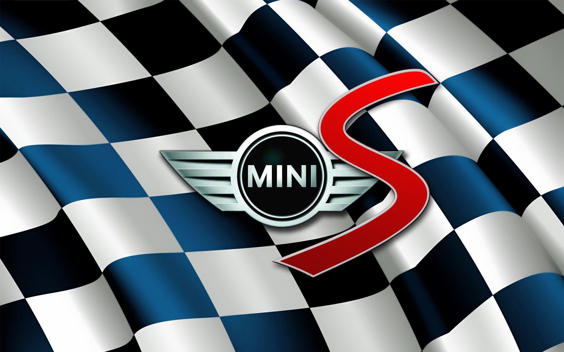 Mini cooper emblems logos Checkers wallpaperx1200