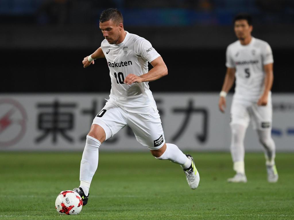 football acutalités Podolski named captain for Japan's Vissel Kobe