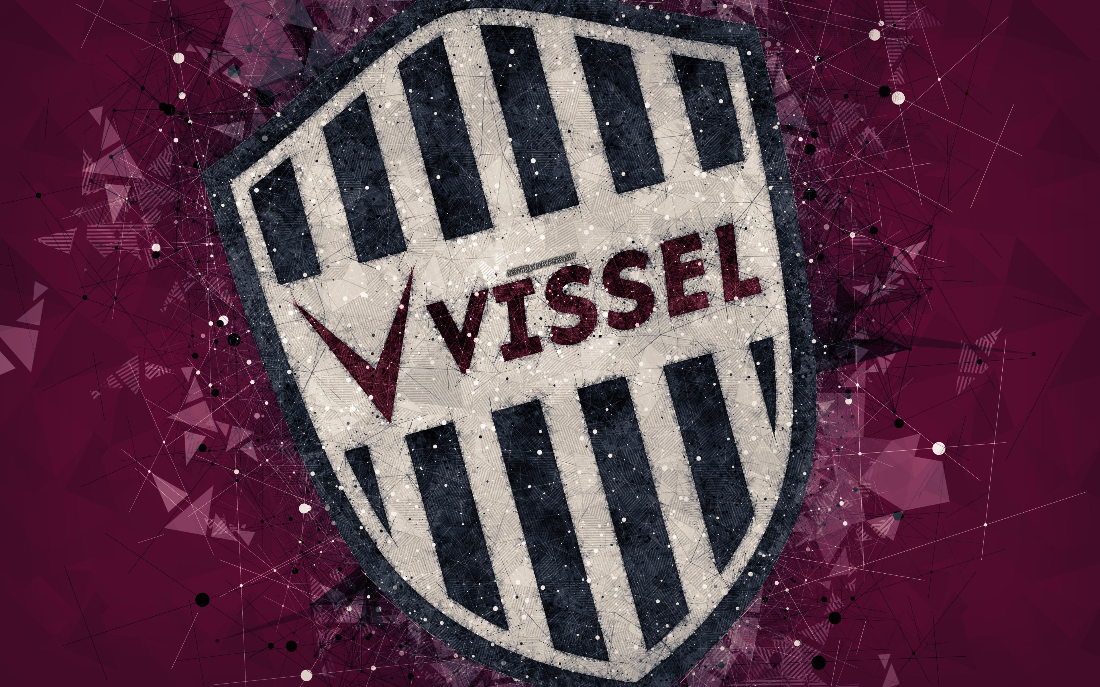 Download wallpaper Vissel Kobe, 4k, Japanese football club