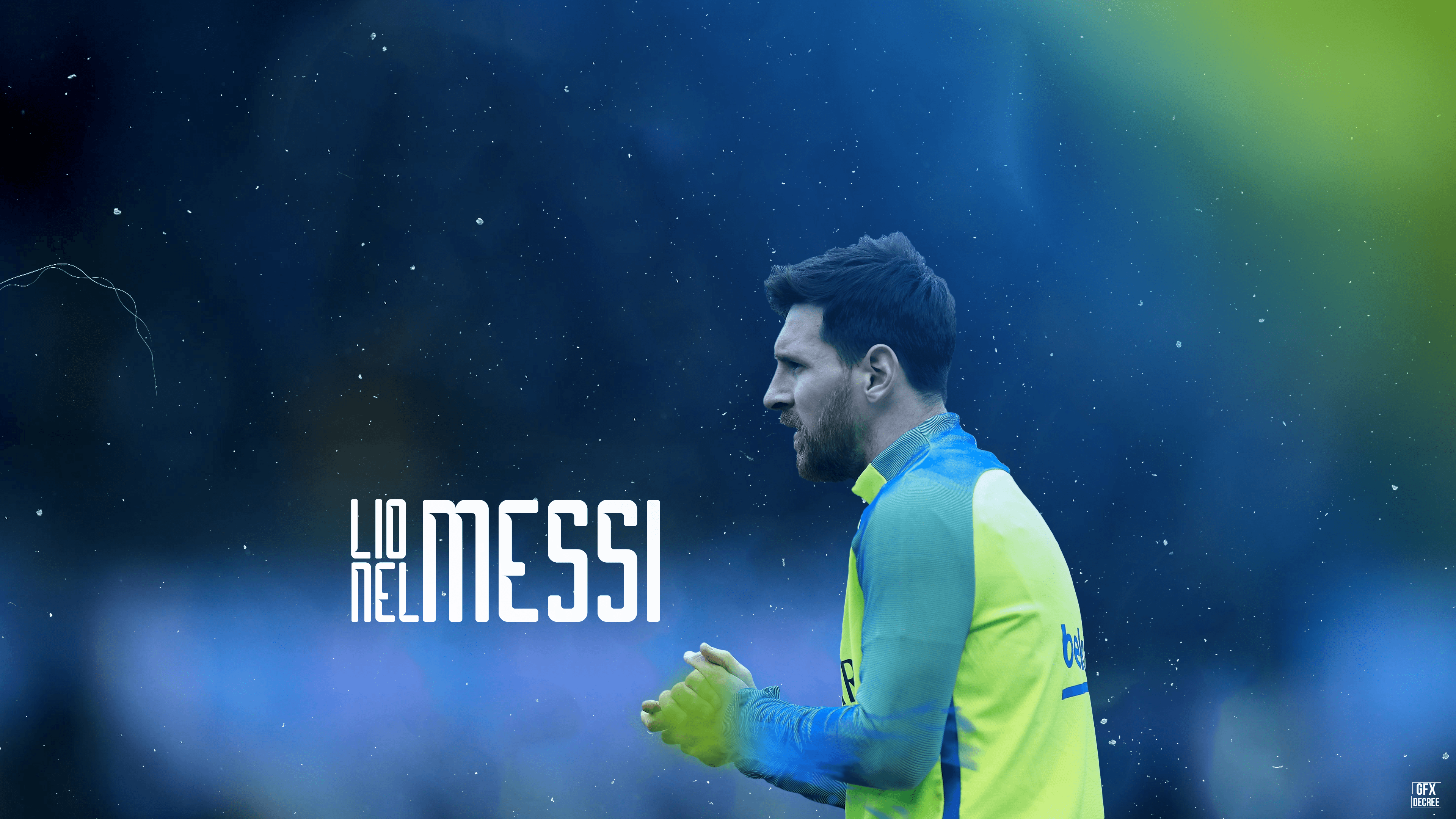 Wallpaper Lionel Messi, Footballer, Argentine, FC Barcelona, 4K