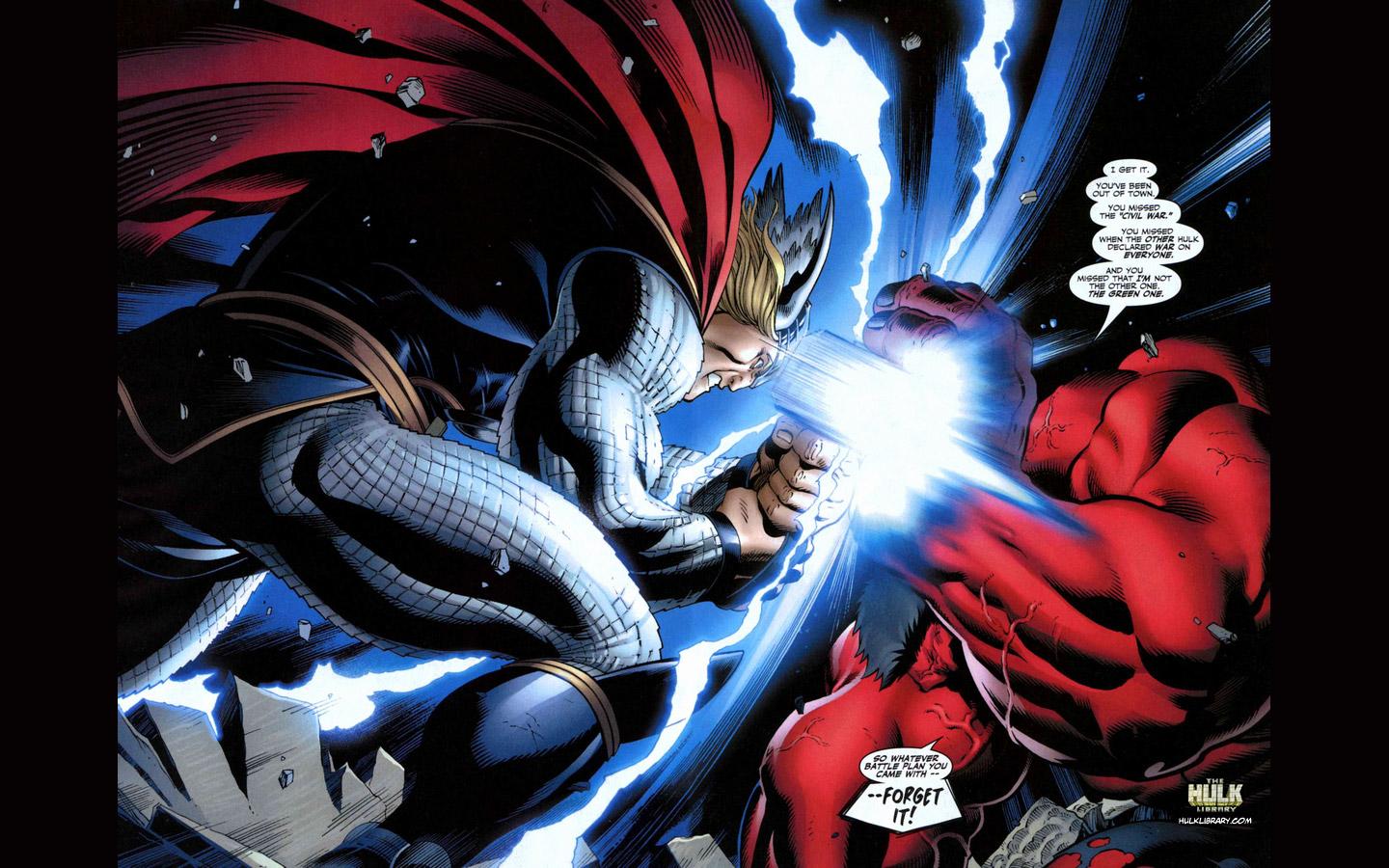 Red Hulk vs Thor. DReager1's Blog