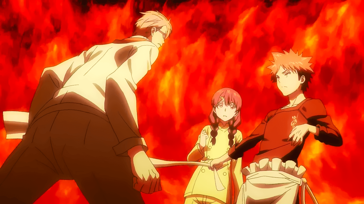 Yukihira Tadokoro Vs. Shinomiya Shokugeki. Shokugeki No Soma