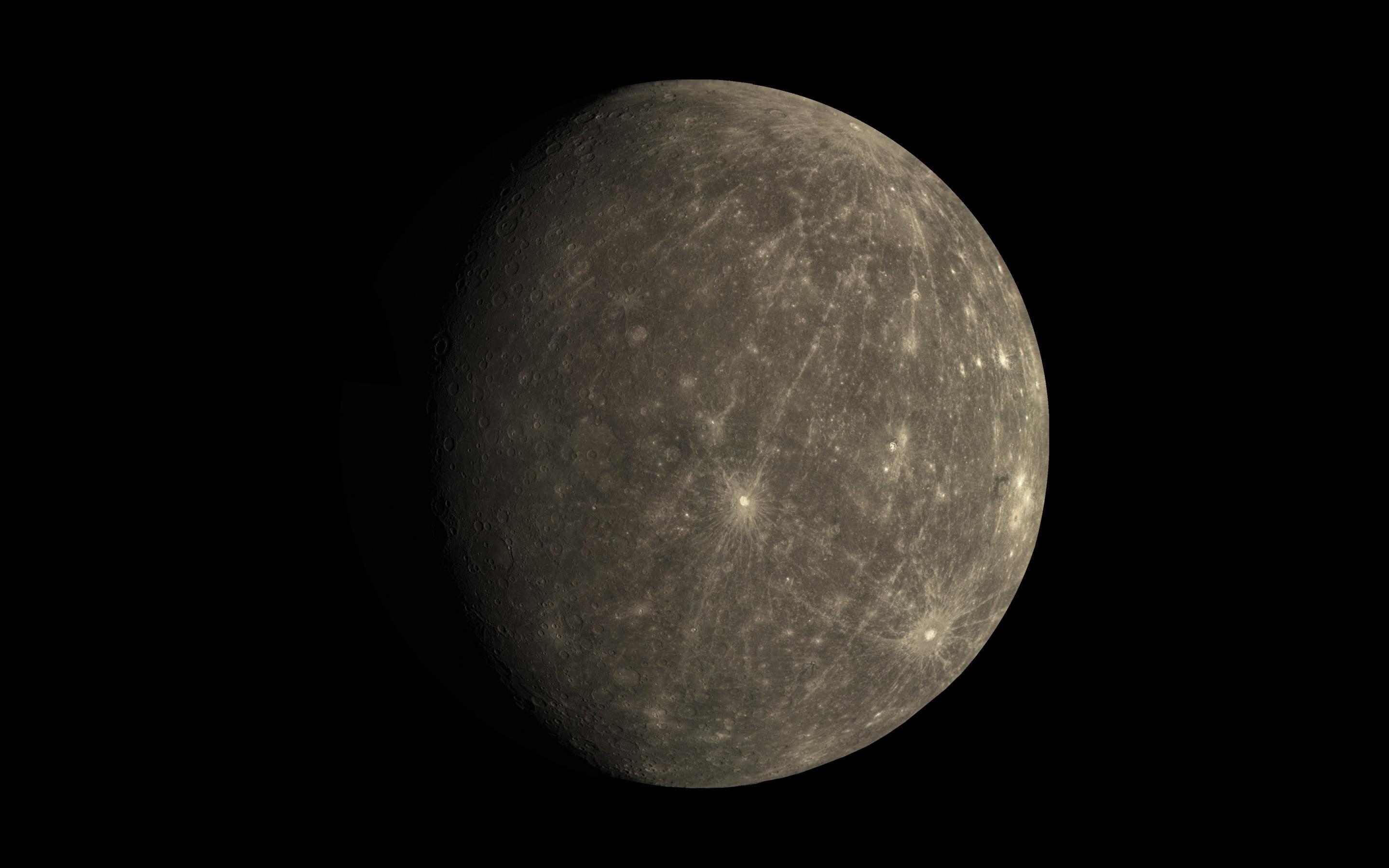 Download wallpaper Mercury, planet, solar system, open space