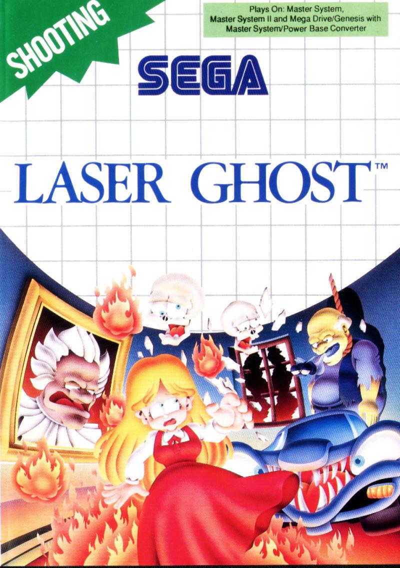 Laser Ghost (1991) SEGA Master System box cover art