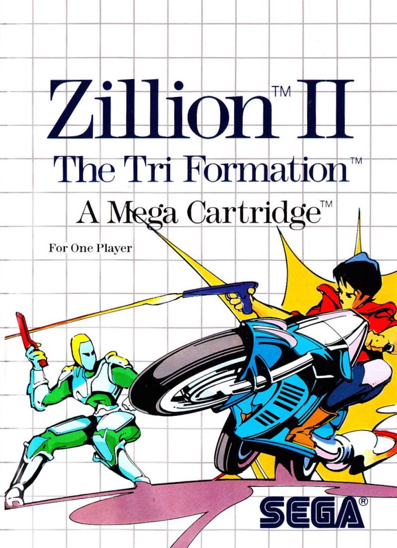 Zillion 2: Tri Formation (1987) SEGA Master System box cover art