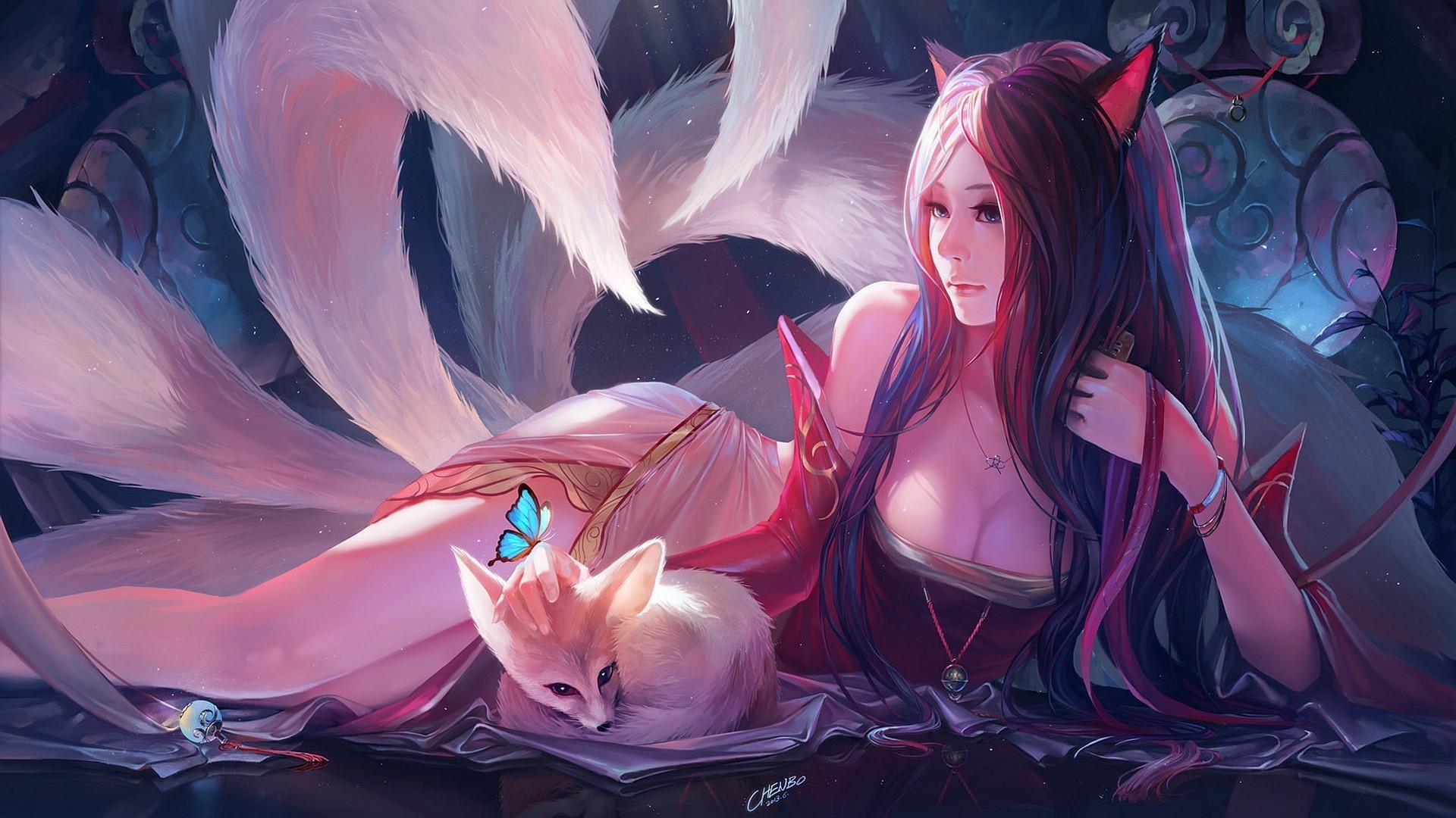 Ahri Wallpaper background picture