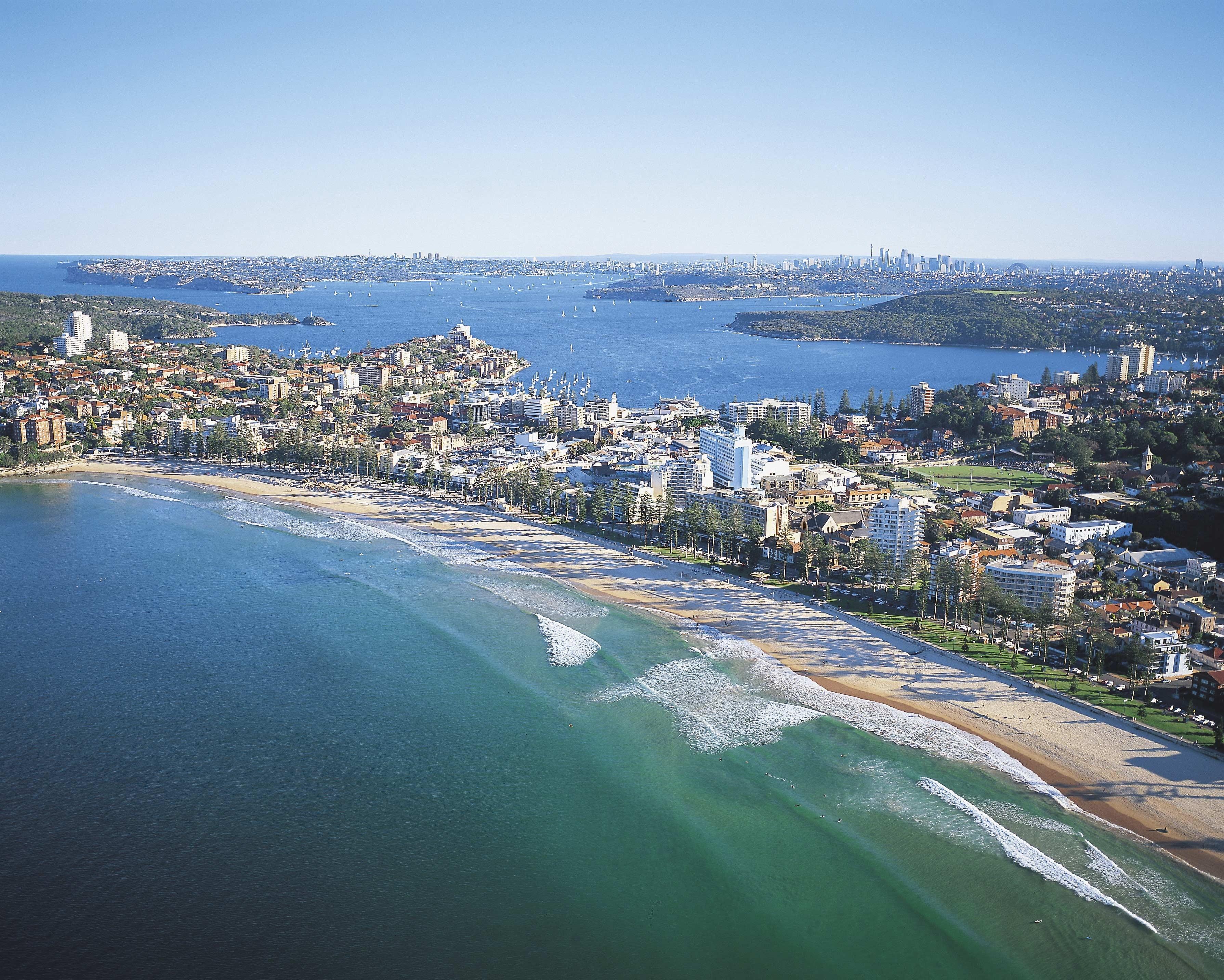 Beautiful HD Wallpaper of Manly Beach in Sydney Australia. HD