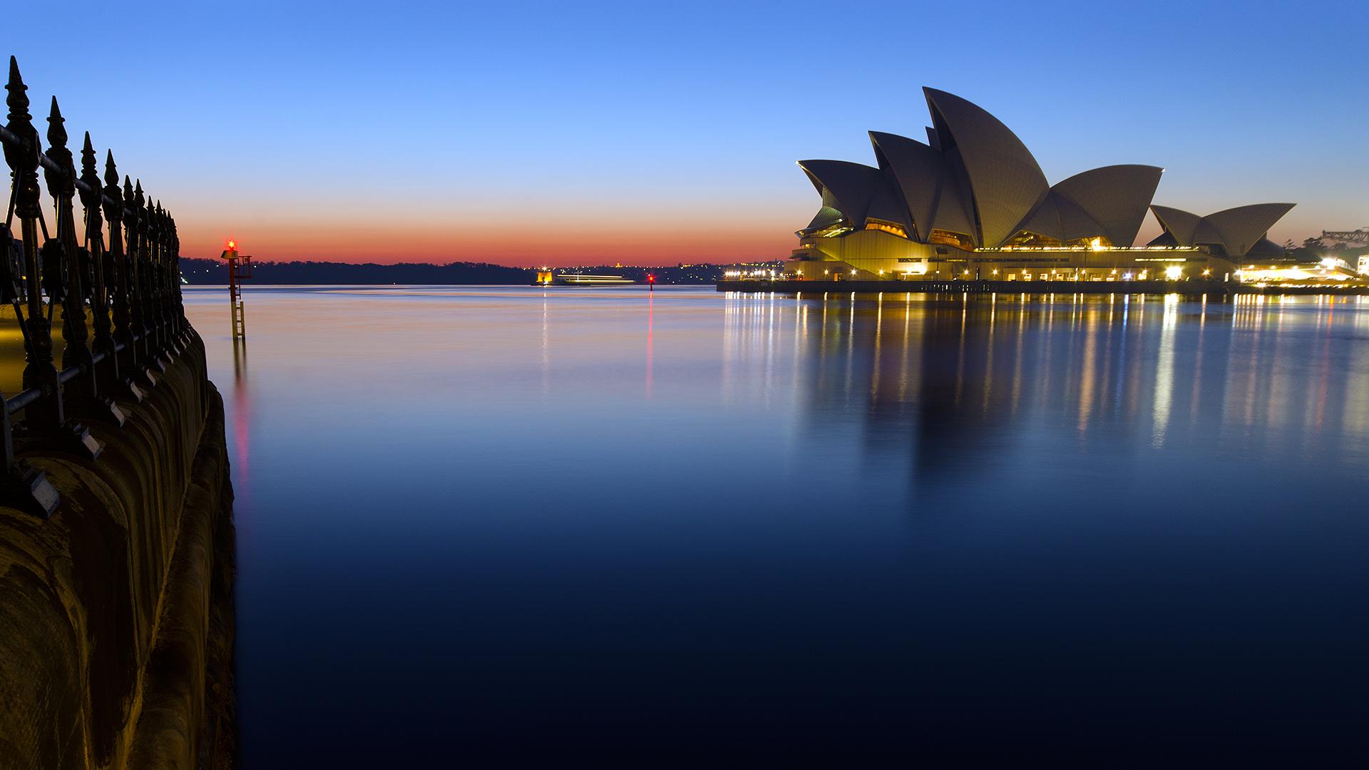 Sydney Opera House Sunset Wallpaper