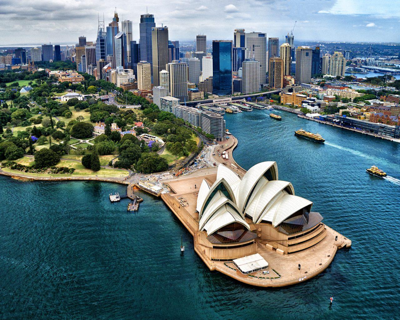 Sydney Australia Opera House HD Wallpaper Download For Mobile