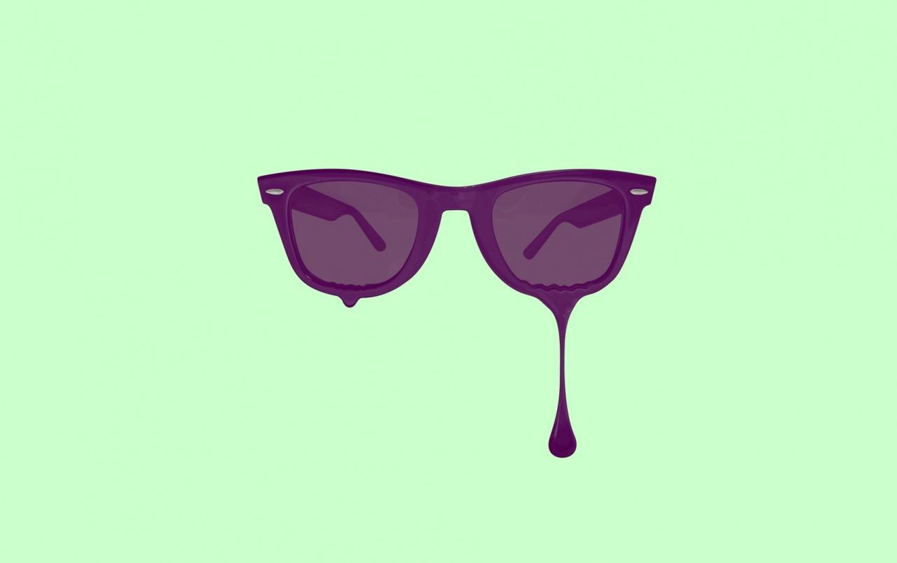 Minimalistic Purple Glasses wallpaper. Minimalistic Purple Glasses