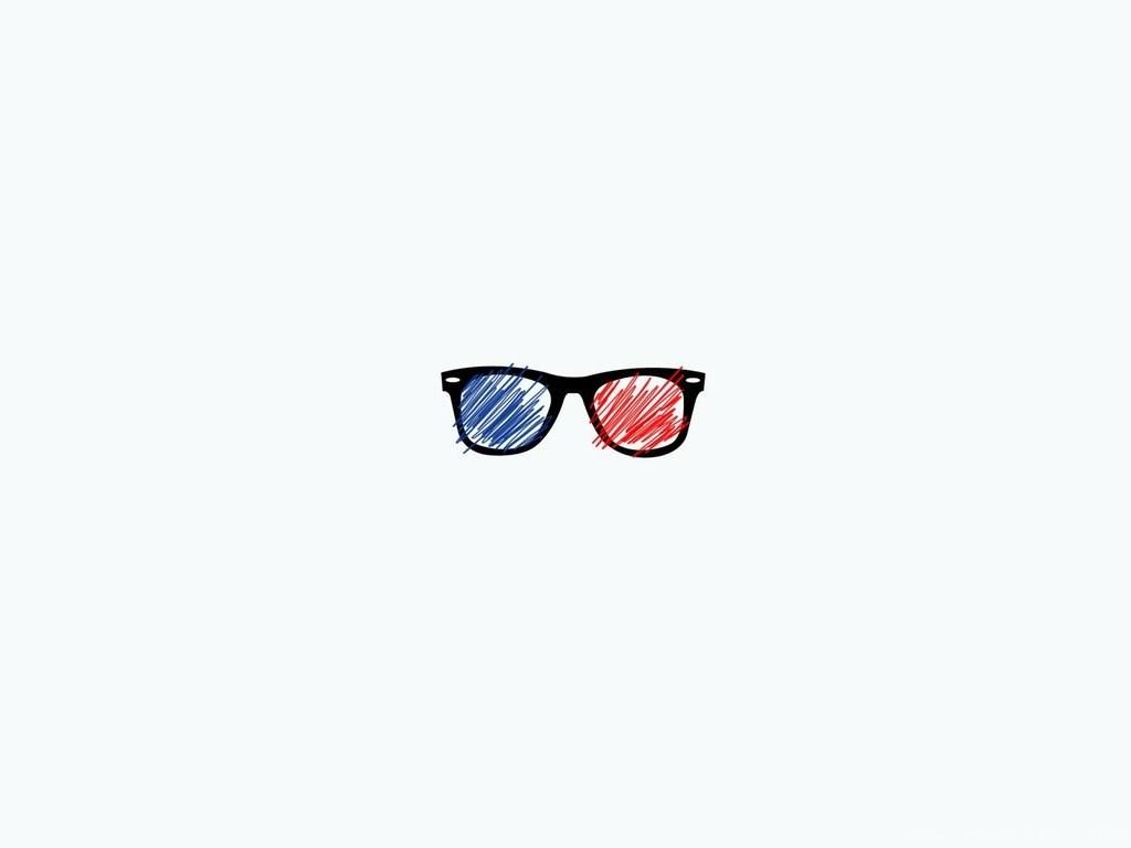 Download Minimal Hipster 3D Glasses Wallpaper For IPad Desktop