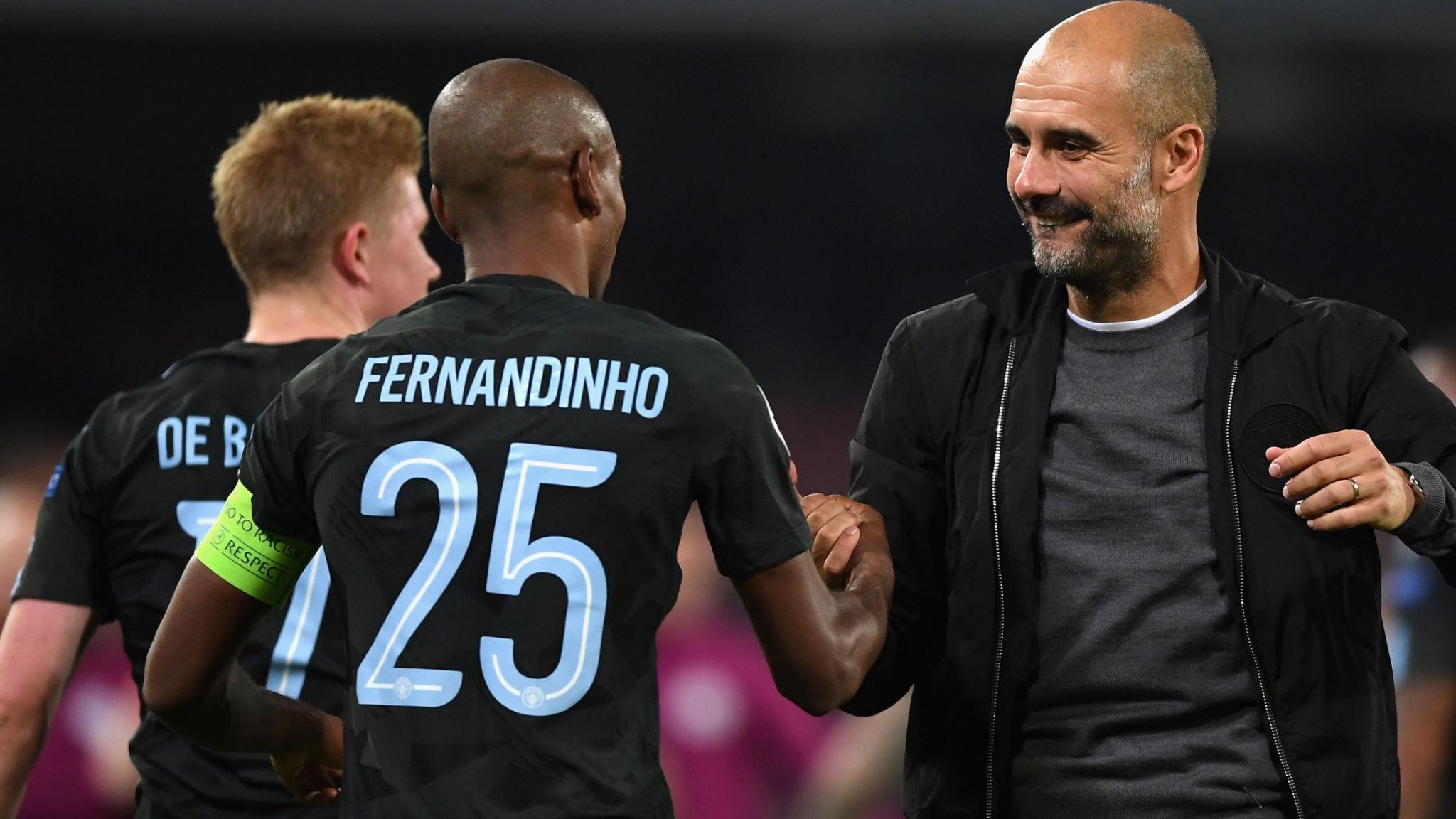 Fernandinho says Manchester City's players have bought into Pep
