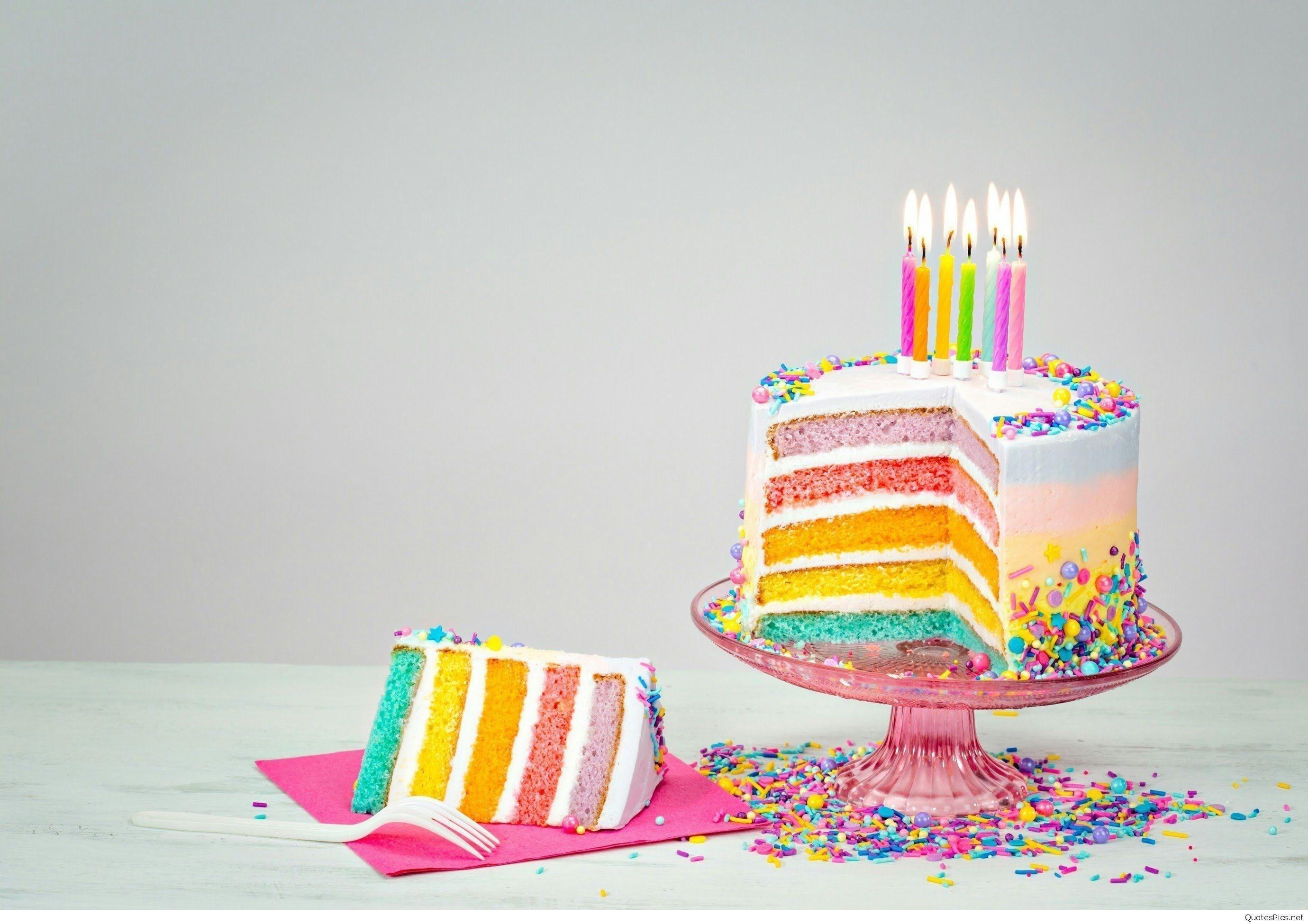 Elegant Picture of Birthday Cake Wallpaper