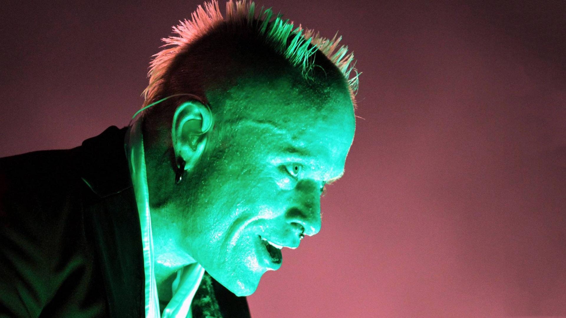 Download wallpaper 1920x1080 keith flint, face, light, look, haircut