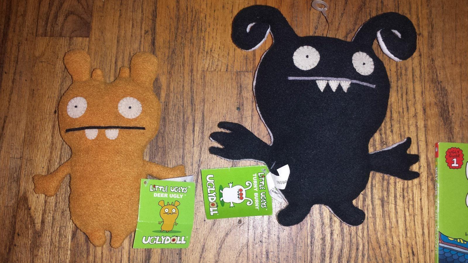 NEW NWT Little Uglys Uglydolls Big Toe Deer Turny Burny Cinko +