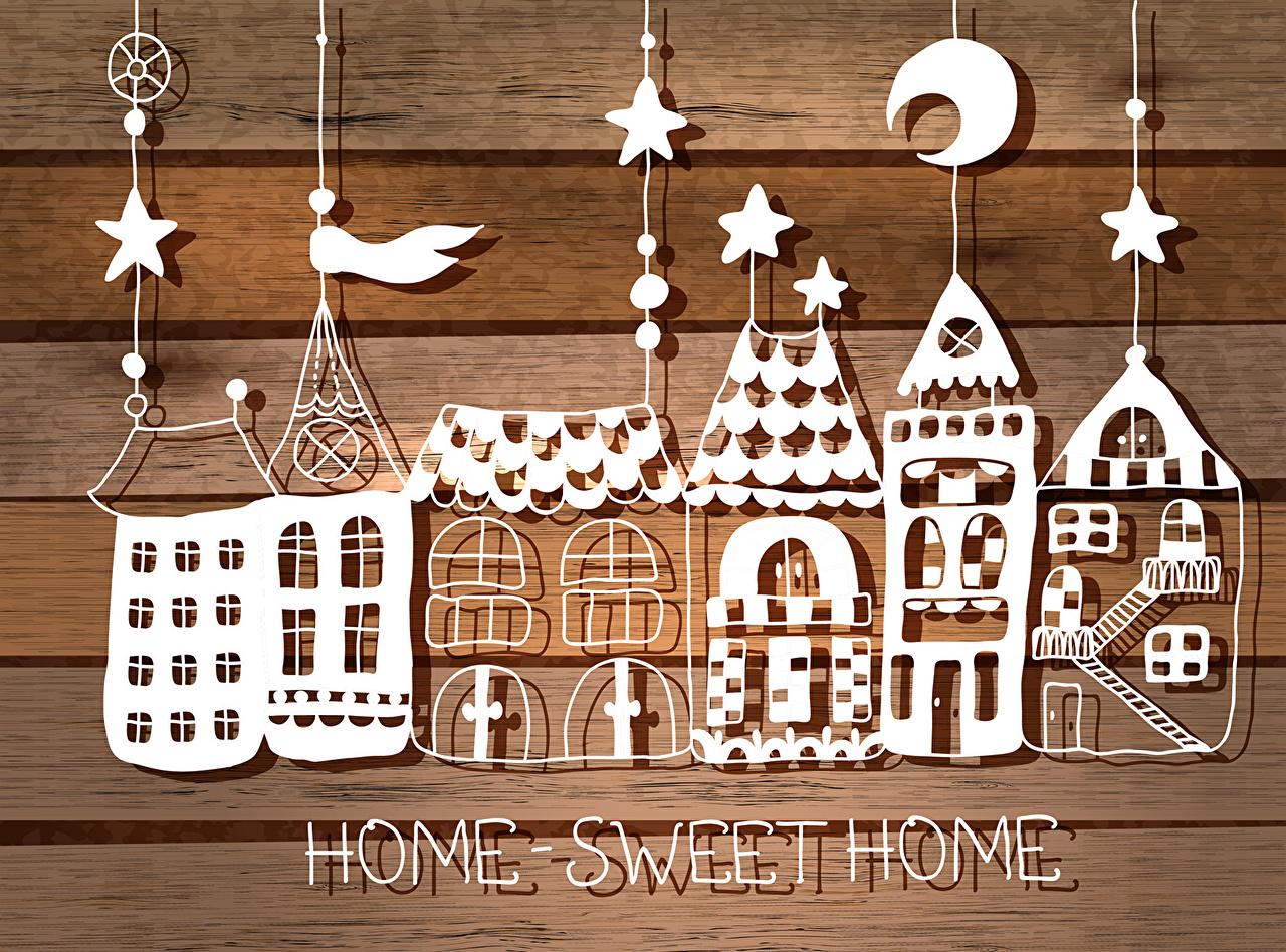 Photo Home Sweet Home Building Vector Graphics