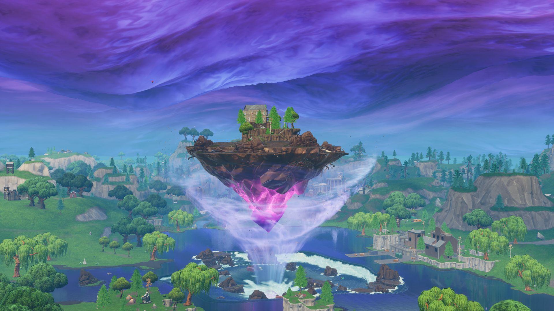Fortnite's floating island is on the move, and Kevin is going to