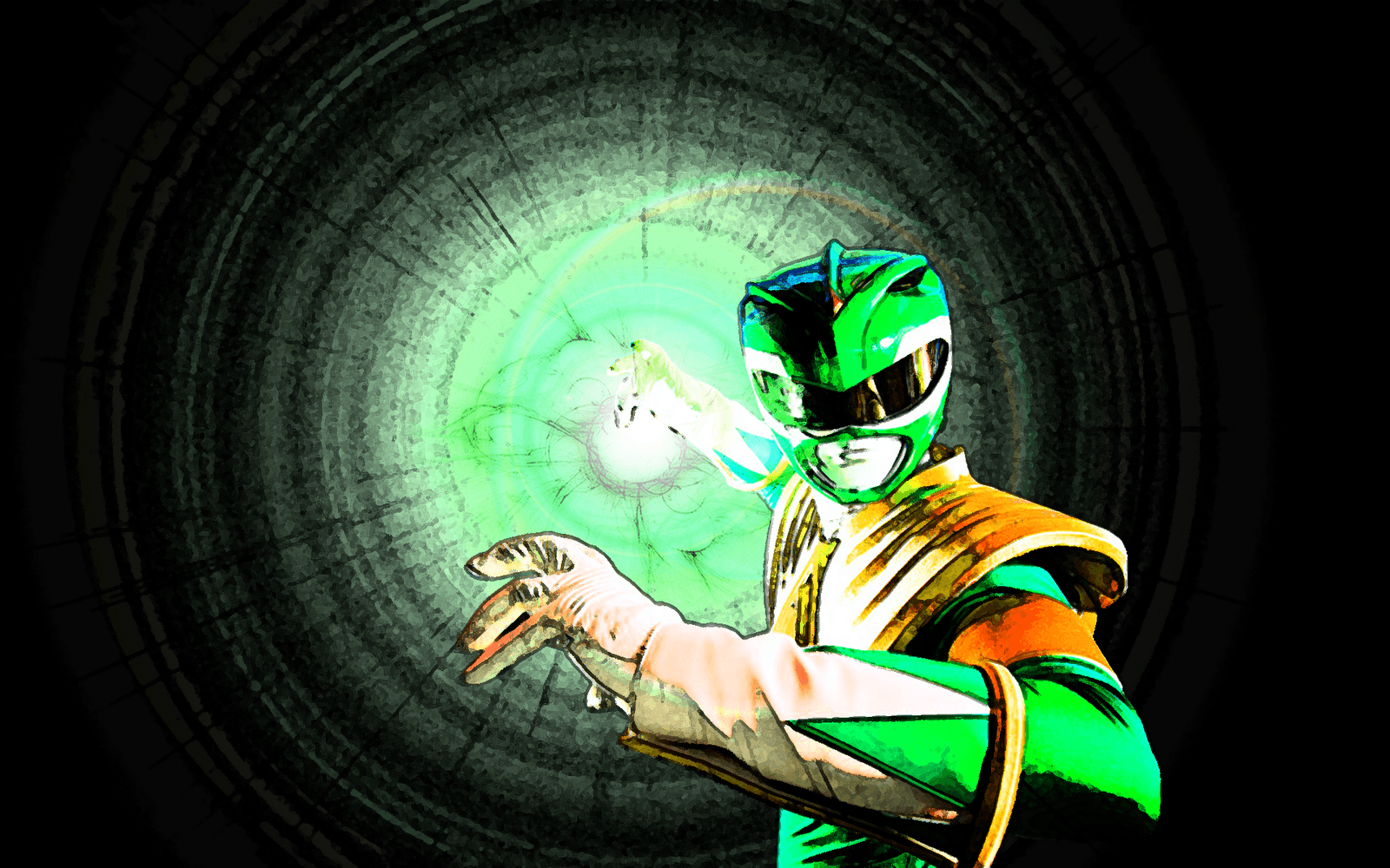 Green Power Ranger High Resolution Wallpaper Free Download