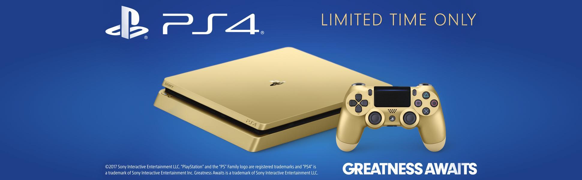 PlayStation 4 Slim 1TB Gold Console Discontinued