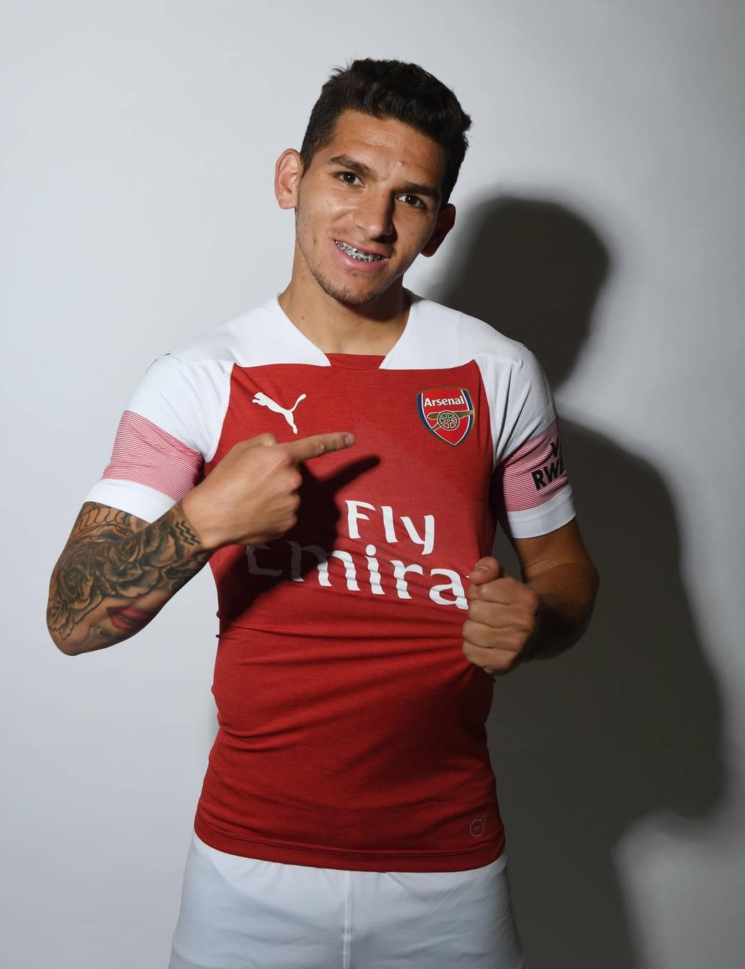 Picture: Torreira in Arsenal colours
