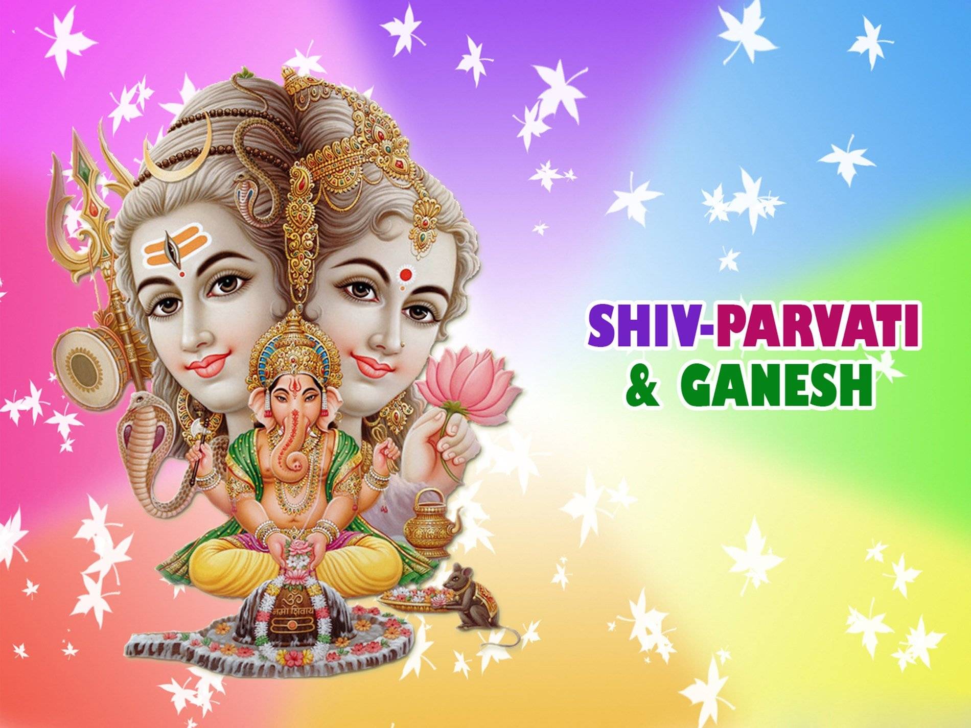 Lord Shiva Parvati Ganesh Wallpaper Group , HD Wallpaper