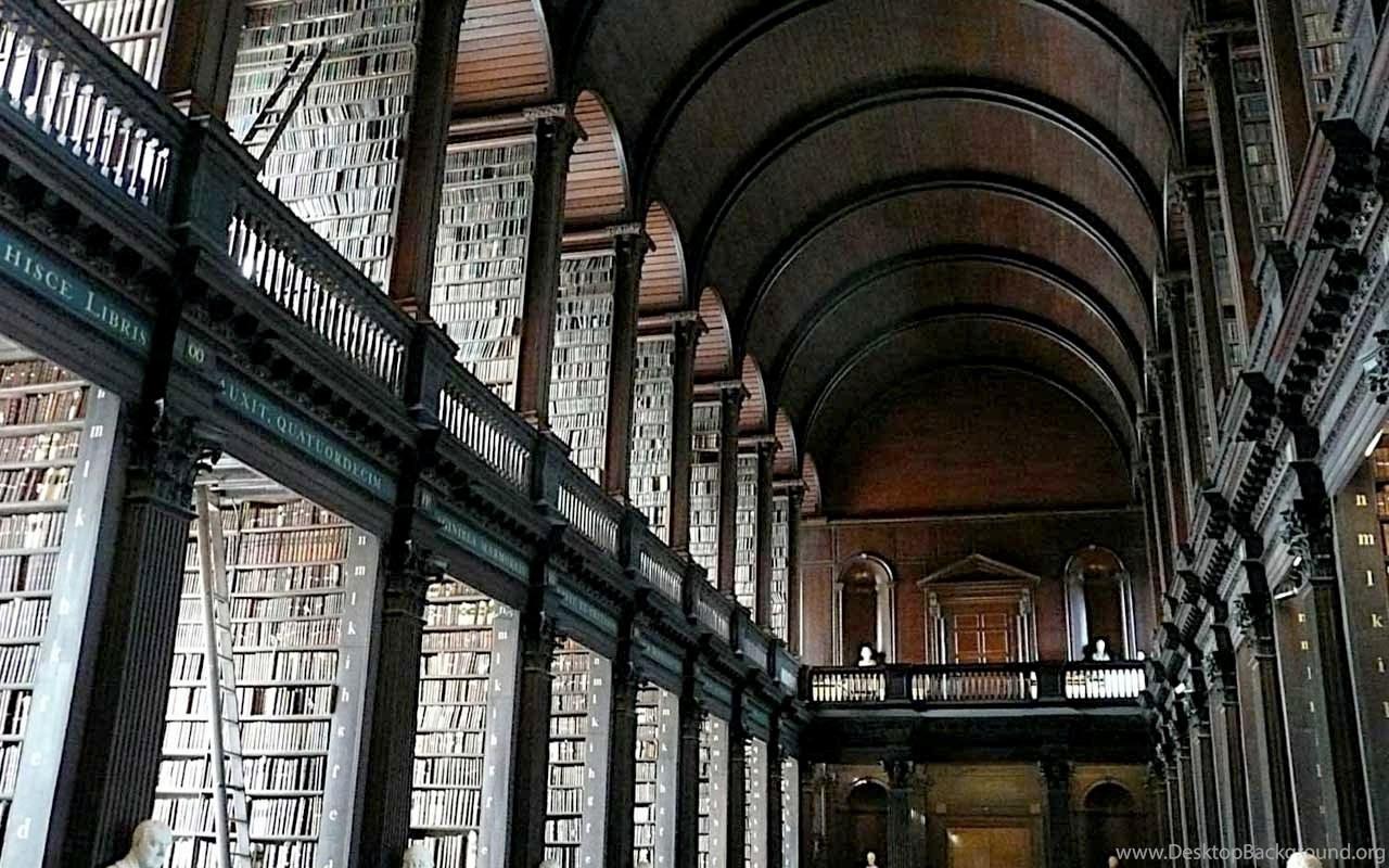 Trinity College Library 1280x1024 Wallpaper, Trinity College