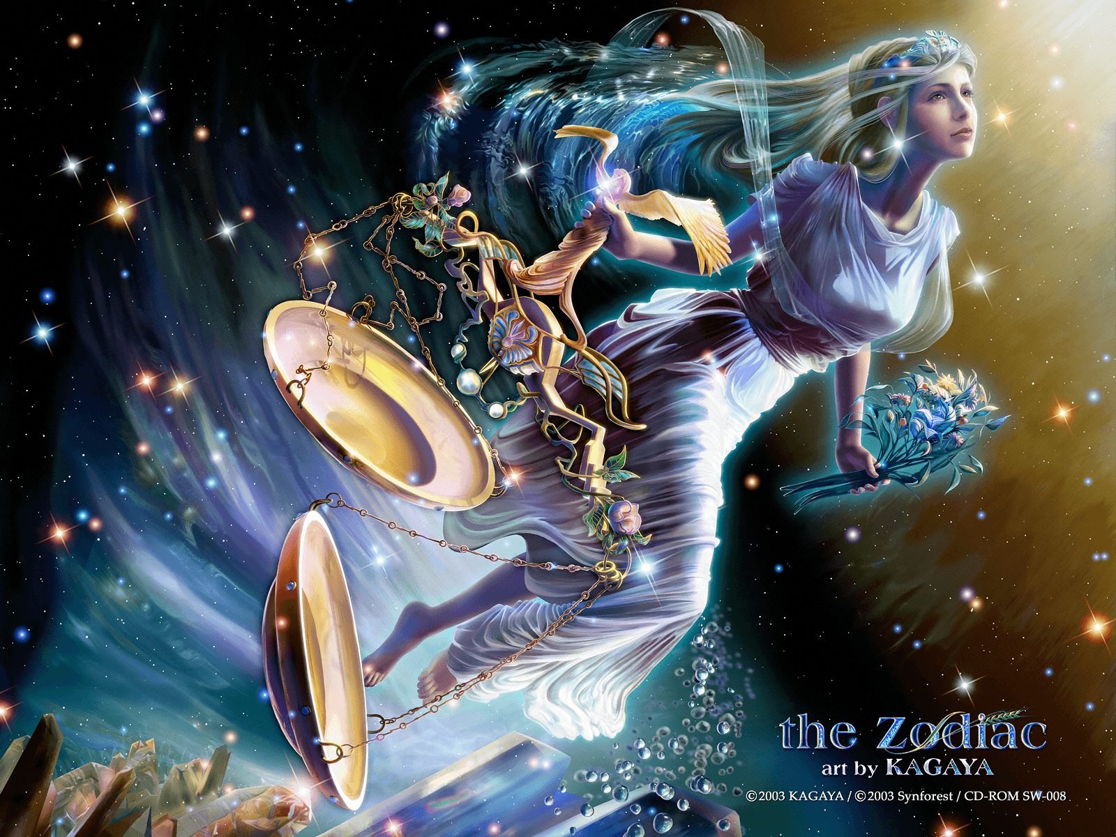 Kagaya Wallpaper zodiac Libra. Zodiac Art