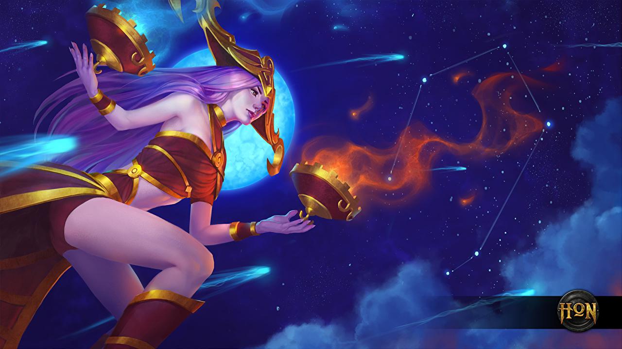 Wallpaper Heroes of Newerth libra Girls Fantasy Games gown