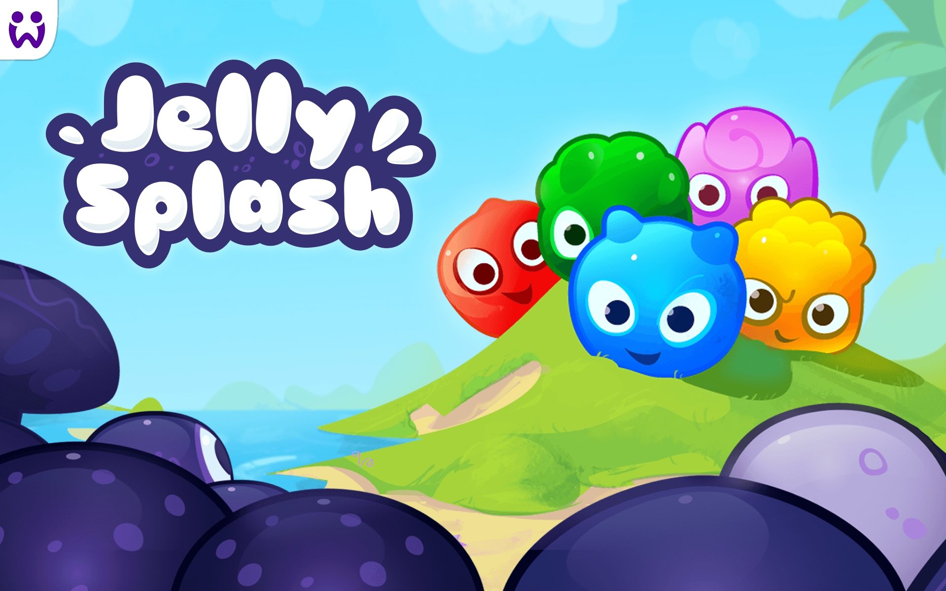 HD Jelly Splash Game Wallpaper