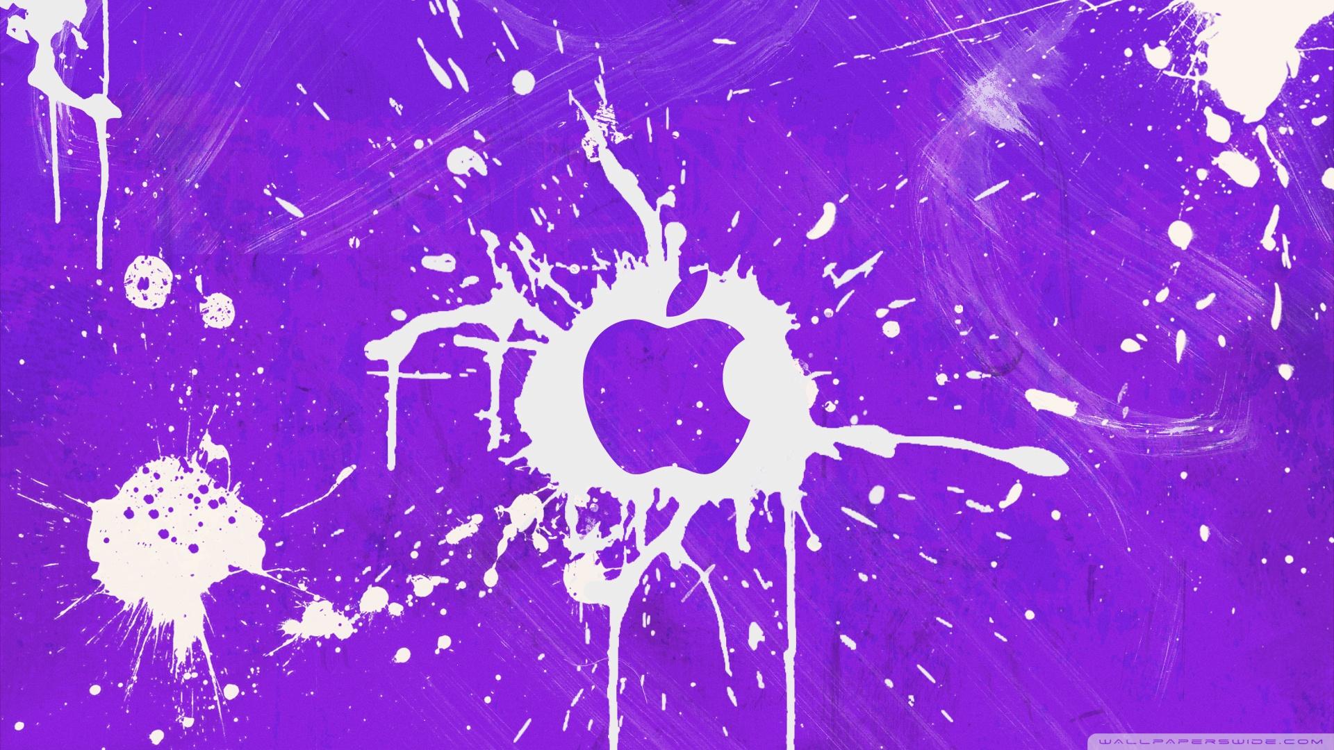 Violet Splash Wallpaper 1 X 1080