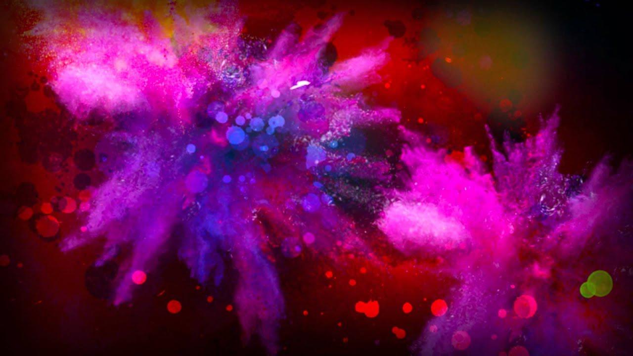 Colour splash wallpaper. INK DROPS 4K (ULTRA HD)