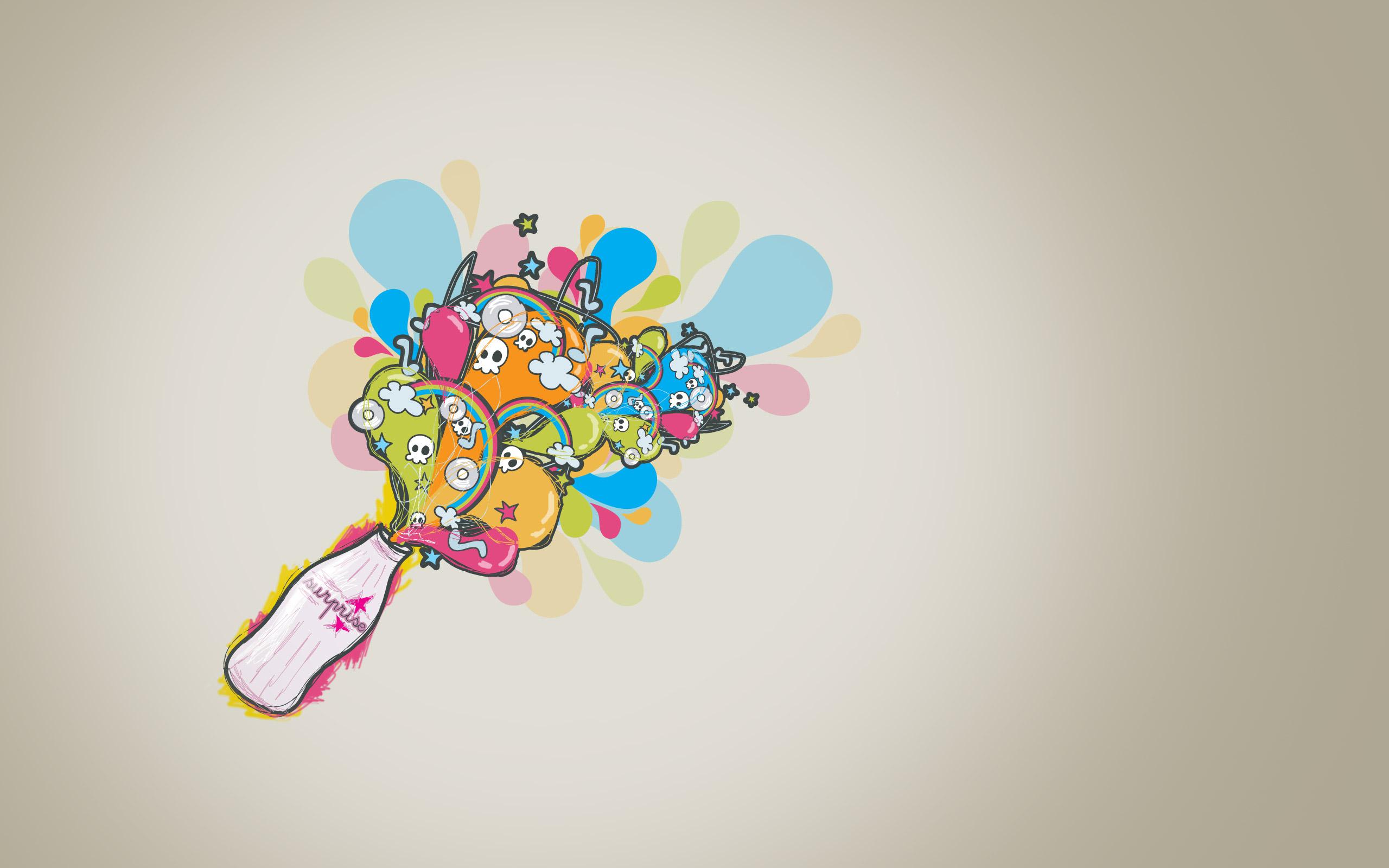 Color Splash Desktop Wallpaper