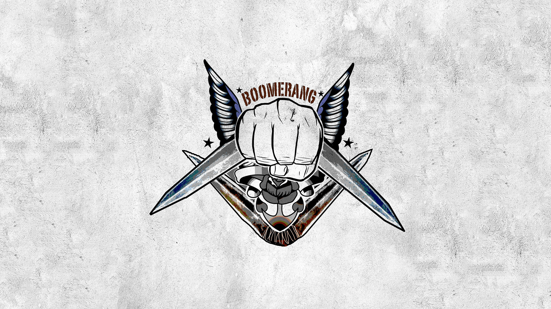 Suicide Squad wallpaper made from promotional posters