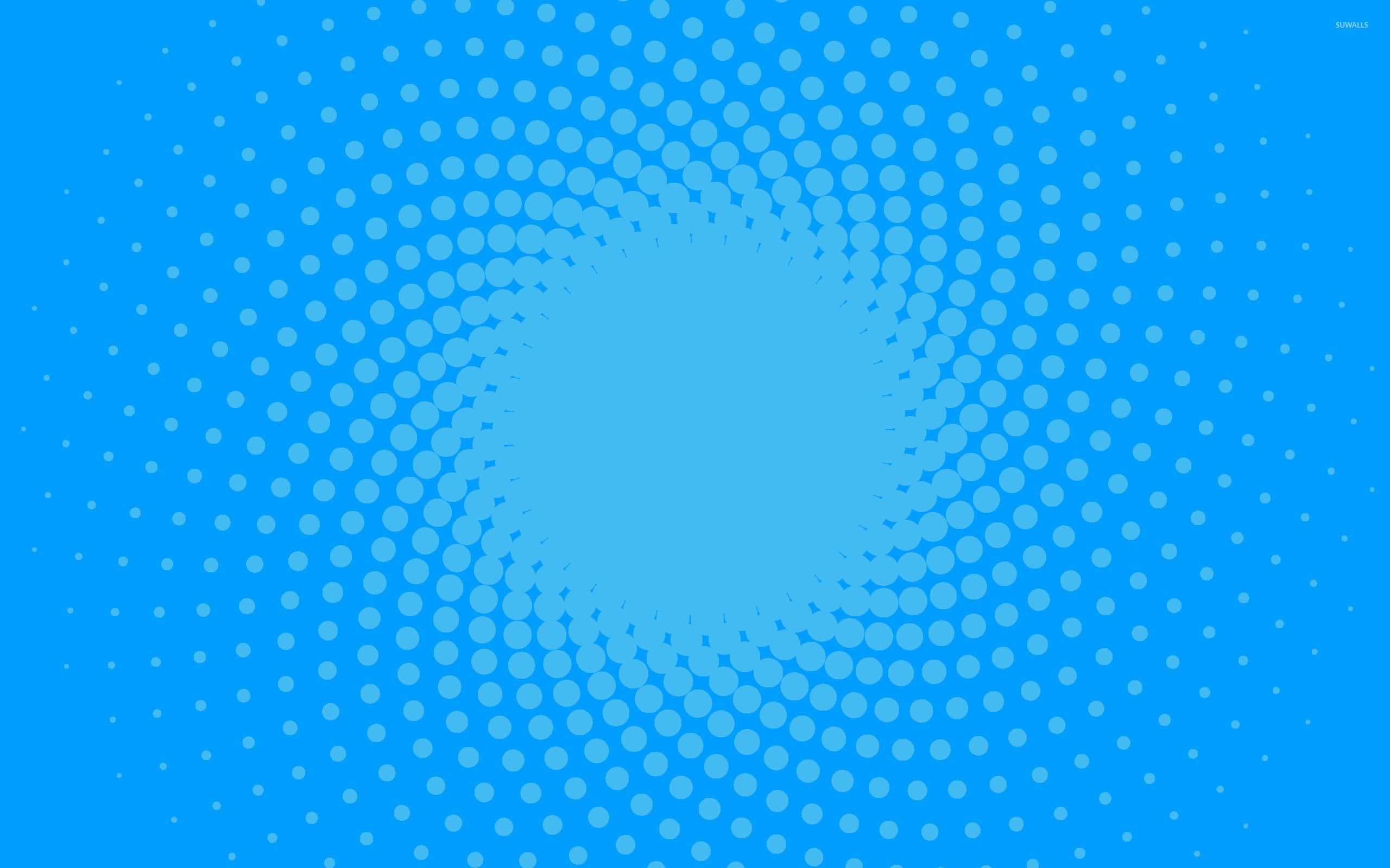 Blue Circle Wallpaper
